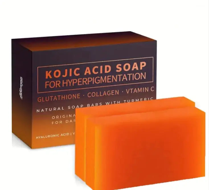 Brightening Skin Color Handmade Turmeric Kojic Acid Soap