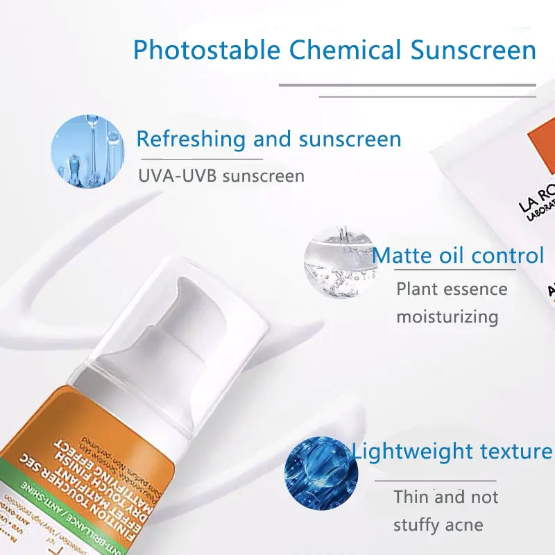 Original La Roche Posay Sunscreen SPF50+ Oil Control Light and Non Greasy Suitable for Oily and Mixed Skin Green Label Sunscreen